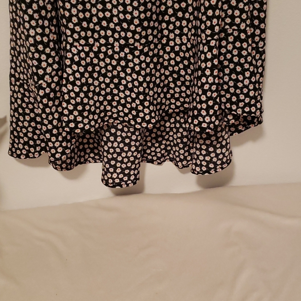 Floral Ruffle Midi Skirt - Picture 3 of 7